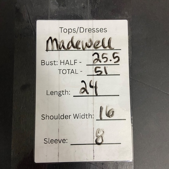 Madewell Printed Floral Short Sleeve Popover Top Women’s Medium 100% Cotton Boho - Picture 8 of 8